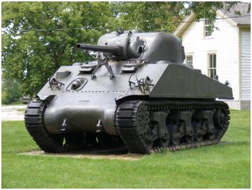 An M4 Sherman Tank. Image source: TheShermanTank.com